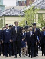Crown princes of Japan, Netherlands visit Dejima